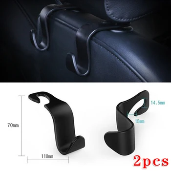 

Headrest Seat Hook Purse Hanger Bag Hanging Organizer Replacement Set Parts 11*3.5cm Car Storage Hook Car SUV Truck Headrest Rod