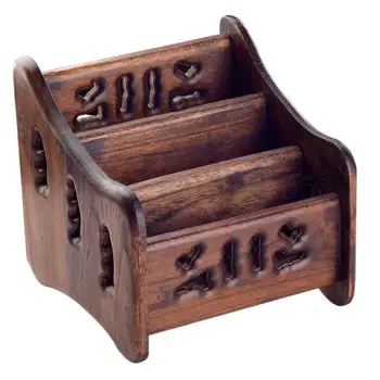 

Solid Wood Remote Control Receiving Box Multifunctional Desktop Receiving Box For Living Room Cosmetics Receiving