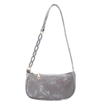 

Hot Fashion Women Retro Shoulder Bag Stylish Tie Dye Print Clutch Purse Lightweight Handbag with Zipper Closure