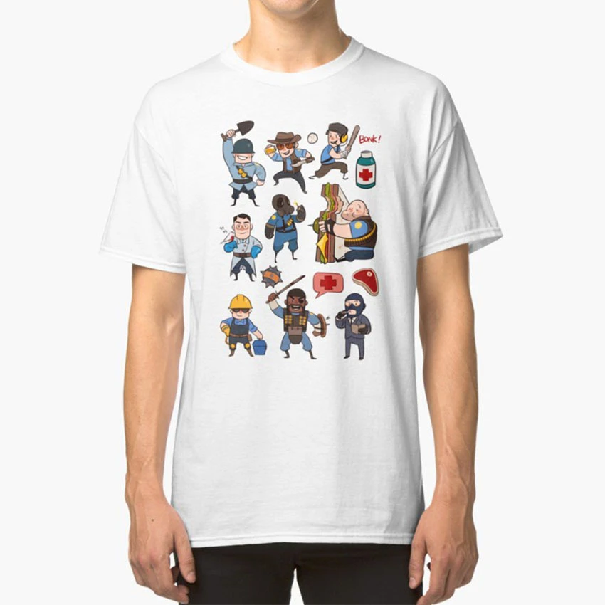 チームの要塞2 Sdすべてのクラスtシャツtf2チームの要塞2チームfortrss 2チーム要塞かわいいゲームfps Tシャツ Aliexpress
