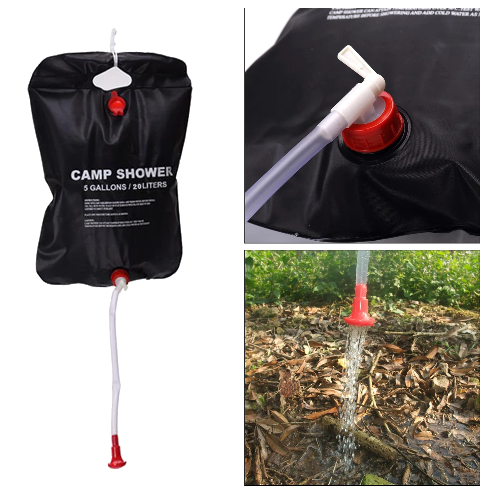 Folding Portable Bathing Bag water bottle bag for Outdoor Camping Traveling