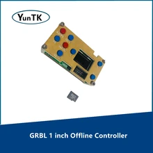 Grbl controlador offline de 1 polegada para fresadora de madeira, acessórios roteador cnc, gravador a laser cnc3018 pro