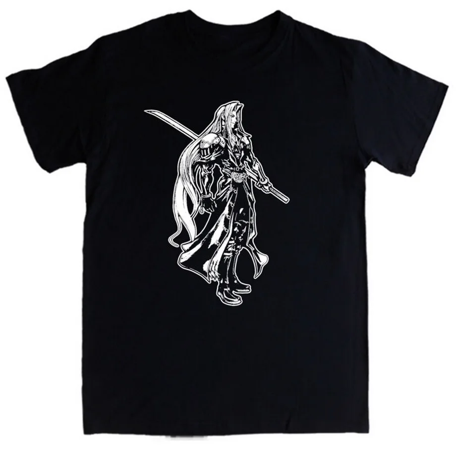 SEPHIROTH FINAL FANTASY футболка S 5XL VII 7 Shinra Cloud мужская женская крутая повседневная