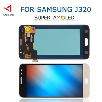 

J320 Super AMOLED LCD For Samsung Galaxy J3 2016 J320 J320F J320M J320Y LCD Display Touch Screen Digitizer Assembly Panel Parts