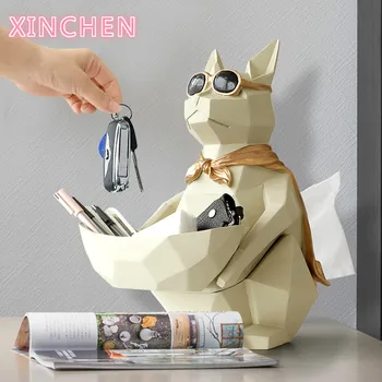 

Resin Home Office Supplies Desk Accessories Storage Box Desktop Tissue Box Desk Storage Box Key Fruit Nut Candy Jewelry Storage