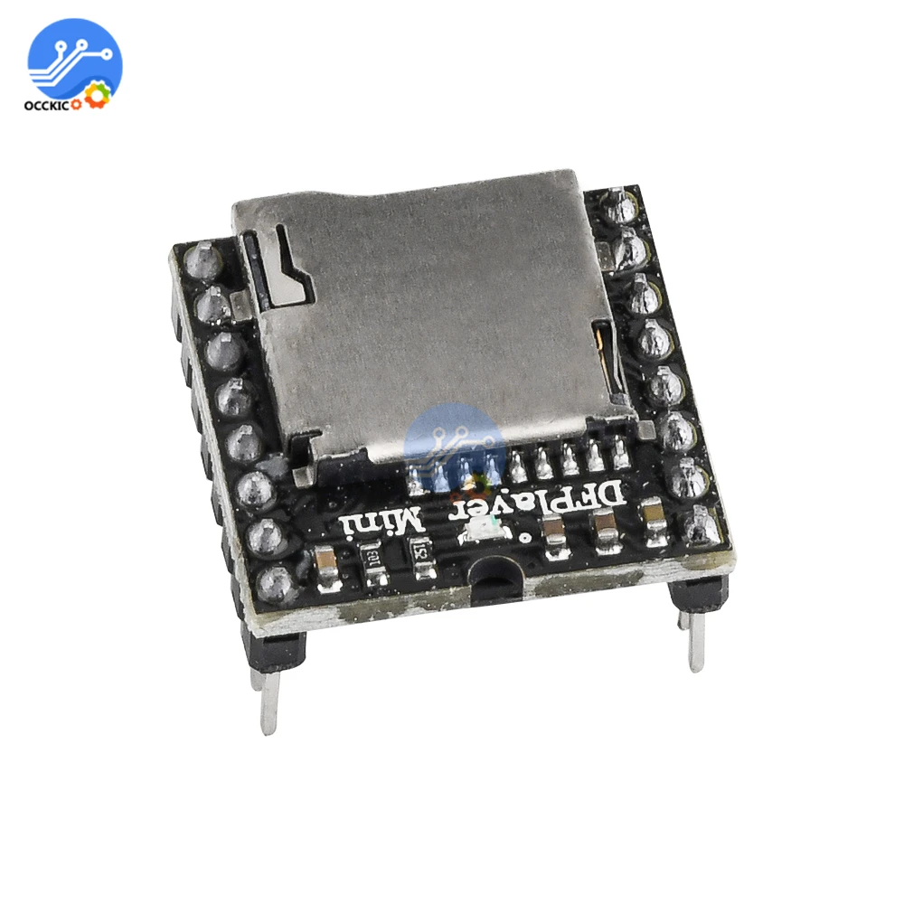 1 шт. плата декодирования мини MP3 DF плеера для Arduino с поддержкой TF карты U диска