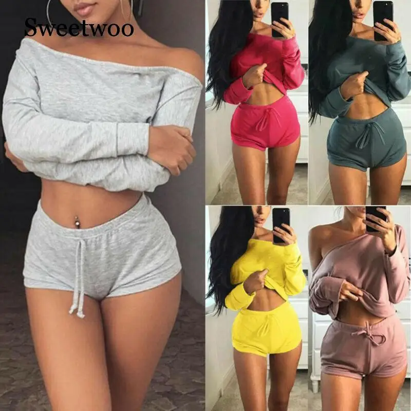 

SWEETWOO Women's Sport Gym Vest Tops Sports Legging Pants Outfit Wear 2Pcs Outfit Clothes