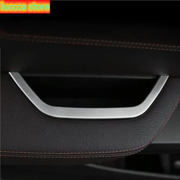 

Car-styling Inner Driver's Door Armrest Storage Box Frame Cover Interior Gear Shift Trim stickers For BMW X3 F25 X4 Accessories