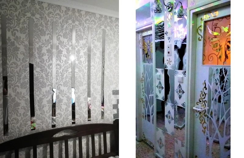 Self Adhesive Mirror 3D Wall Stickers