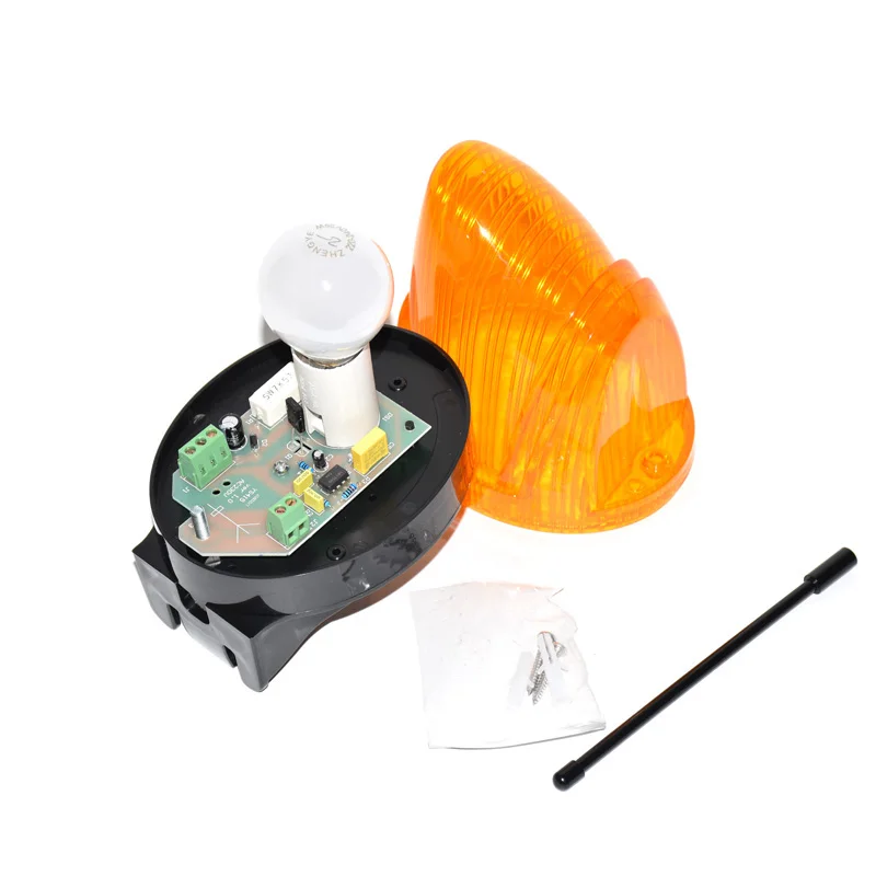 220V-240V 자동 스윙/슬라이딩 게이트용 벽걸이형 전구 경고등
