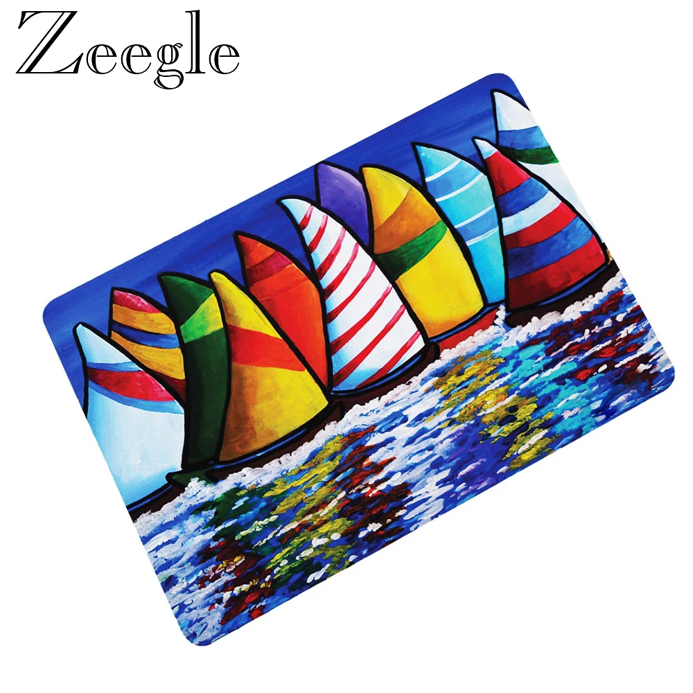 Funny Colorful Rubber Entrance Doormat Waterproof Floor Mat Home Decorative Door Mats Non Slip Welcome Floor Mats Foot Rugs