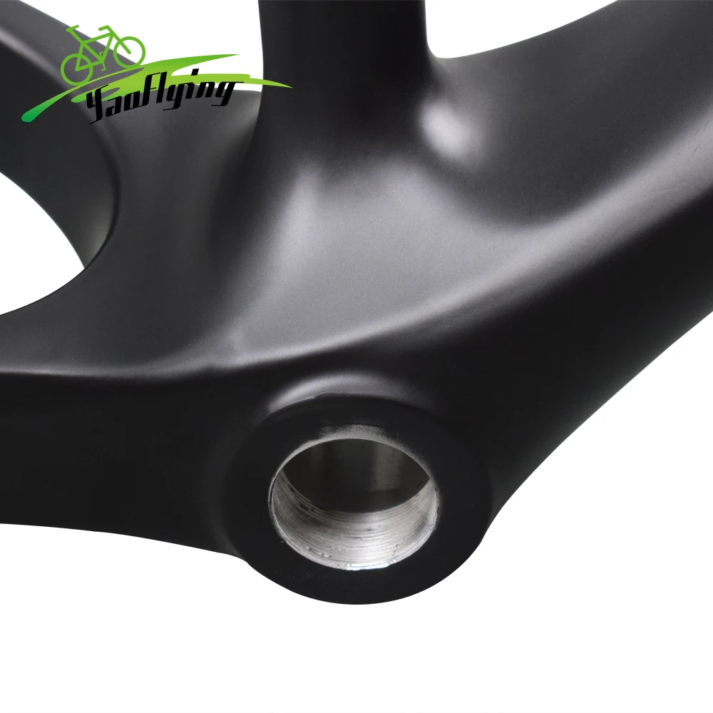Excellent carbon mtb bike frame UD black carbon fat bike frame 26er 16/18/20inch BSA 197*12mm thru axle framework carbon mtb frame 5