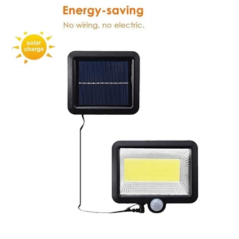 

Great Solar Light Microwave Radar Sensor 56/30/60LEDs Energy Lamp Waterproof Lithium Battery for Outdoor split mount 5M cable ga