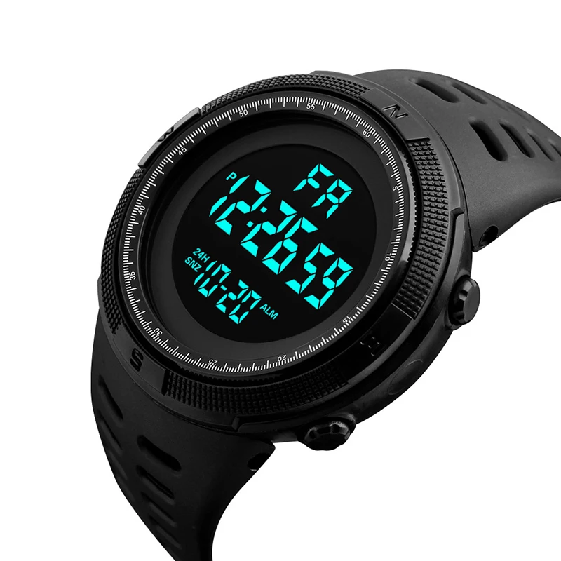 Artículo caliente Reloj deportivo de exterior para Hombre, cronógrafo multifunción con alarma, 5bar, Digital, resistente al agua wxQKMEXdZW3