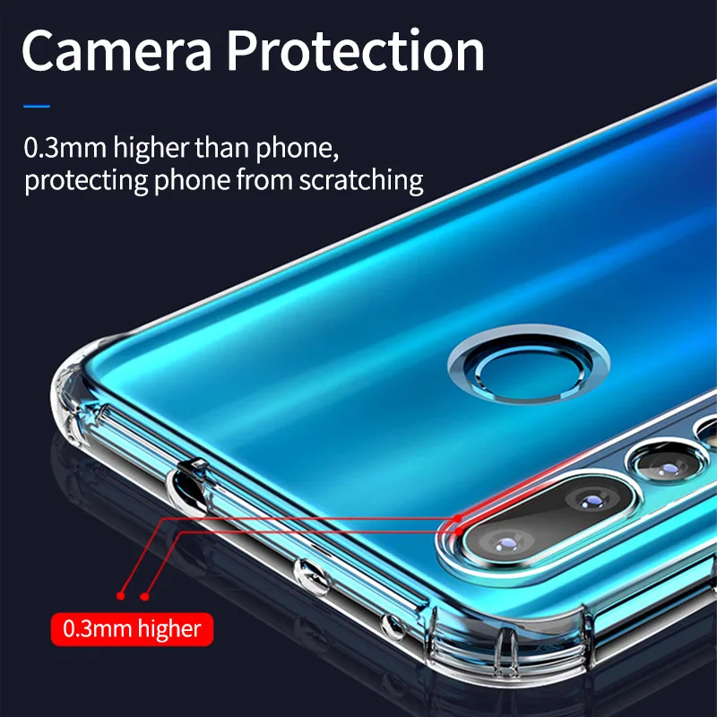 YBD прозрачный противоударный чехол для Huawei P20 Lite Mate 20 защитный P30 Y9 P Smart 2019