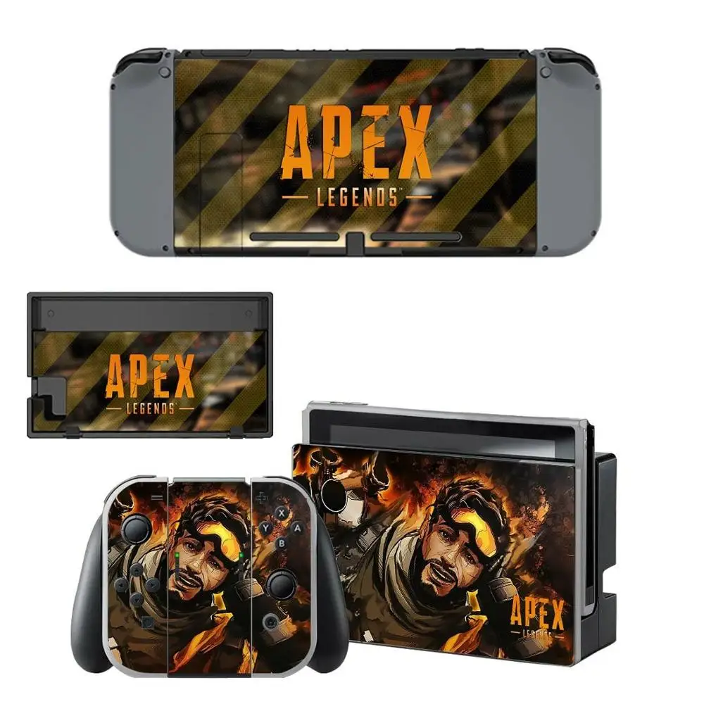 Apex Legends наклейка на кожу для nintendo Switch консоль и контроллер для NS Защитная крышка Joy-con Switch наклейка на кожу
