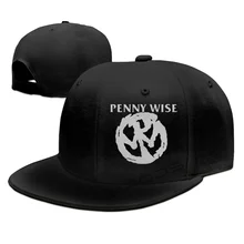 

Pennywise Symbol Band Band Logo Snapback Hat for Men Women Adult Hip Hop Headwear Outdoor Casual Sun Baseball Cap