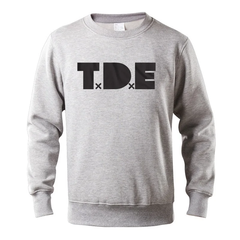 gray TDE kendrick Толстовка Ламар ya bish джемпер swag ofwg хипстер TxDxE dope drake новая зимняя хлопковая толстовка homme - Цвет: gray