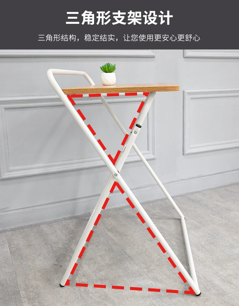 Folding table portable simple desk home learning desk small table folding outdoor dining table