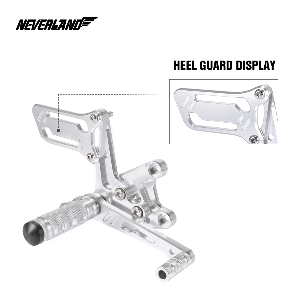 Rider Rearset подножка алюминиевая регулируемая левая/правая подножки для Suzuki GSXR1000 2004 SV650/SV650S 1999-2012