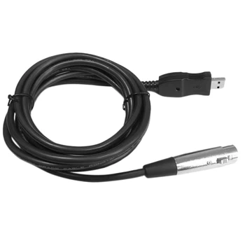 

3M USB Male to XLR Female Microphone Converter Adapter Mic Link Audio Cable