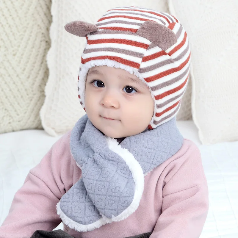 Princess Baby Girl Hat Laciness Knit Winter Newborn Hat Baby Bonnet Enfant Hats Kids Cap for Girls Warm New Born Caps