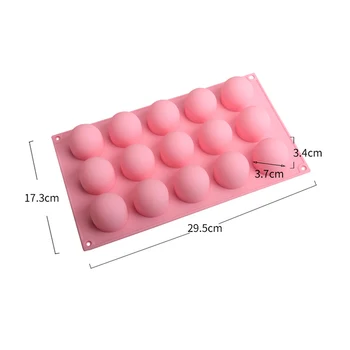 

Silicone Non-toxic Mousse Cake Mold Round Rim Chocolate Ice Cream Mold DIY Baking Mould/ chocolate baking mold01
