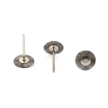 

50pcs 25mm Stainless Steel Wire Brushes Shank Polishing Rotary Tool Equipment