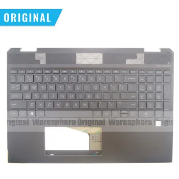 

New Original Top Cover Upper Case For HP Spectre X360 15-DF with Backlit Keyboard L38265-001 4AX38TATP60 Brown US