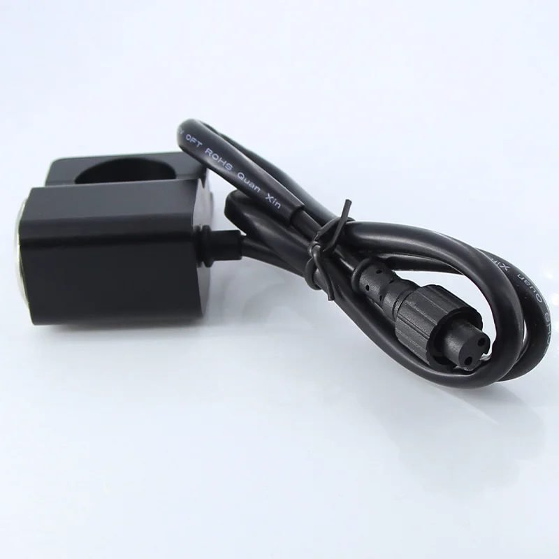 Motorcycle Switches Button Motorbike 22mm Handlebar Mount Headlight Hazard Brake Fog Light Power ON-OFF With Indicator Light
