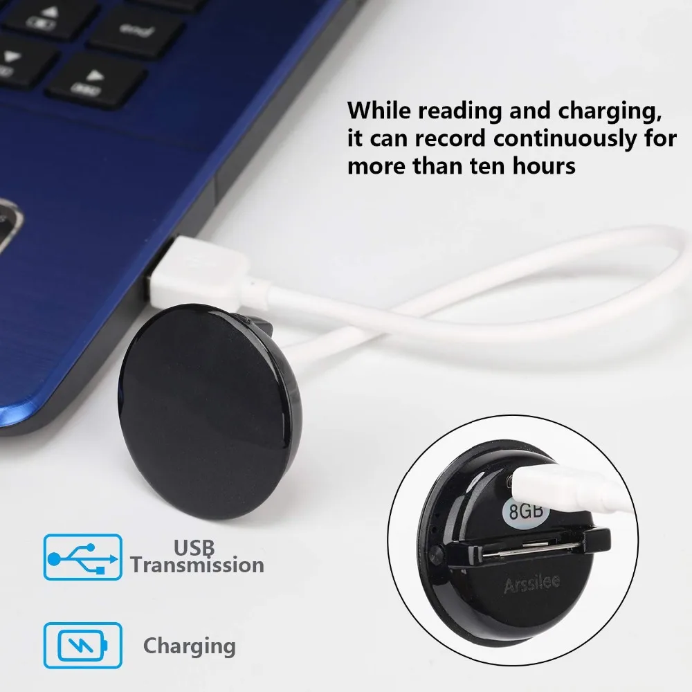Портативный звукозаписывающий цифровой Аудио Диктофон профессиональный Mp3 USB флеш-накопитель Диктофон мини grabadora de voz