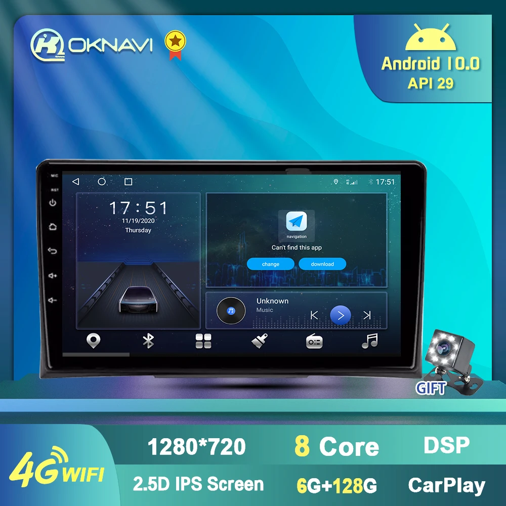 Автомобильный мультимедийный видео плеер для VW Volkswagen Multivan T5 2003-2015 BT Carplay