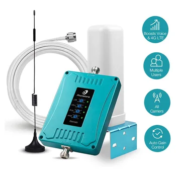 

Full Band Mobile Cell Phone Signal Booster for US 700/850/1700/1900MHz 3G 4G LTE Cellular Repeater for All Carriers Verizon AT&T