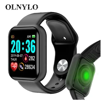 

D20 Pro Smart Watch Y68 Bluetooth Fitness Tracker Sports Watch Heart Rate Monitor Blood Pressure Smart Bracelet for Android IOS