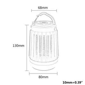 

2 In1 Led Usb Solar Power Mosquito Killer Lamp Protable Lantern Insect Bug Trap Q0KF