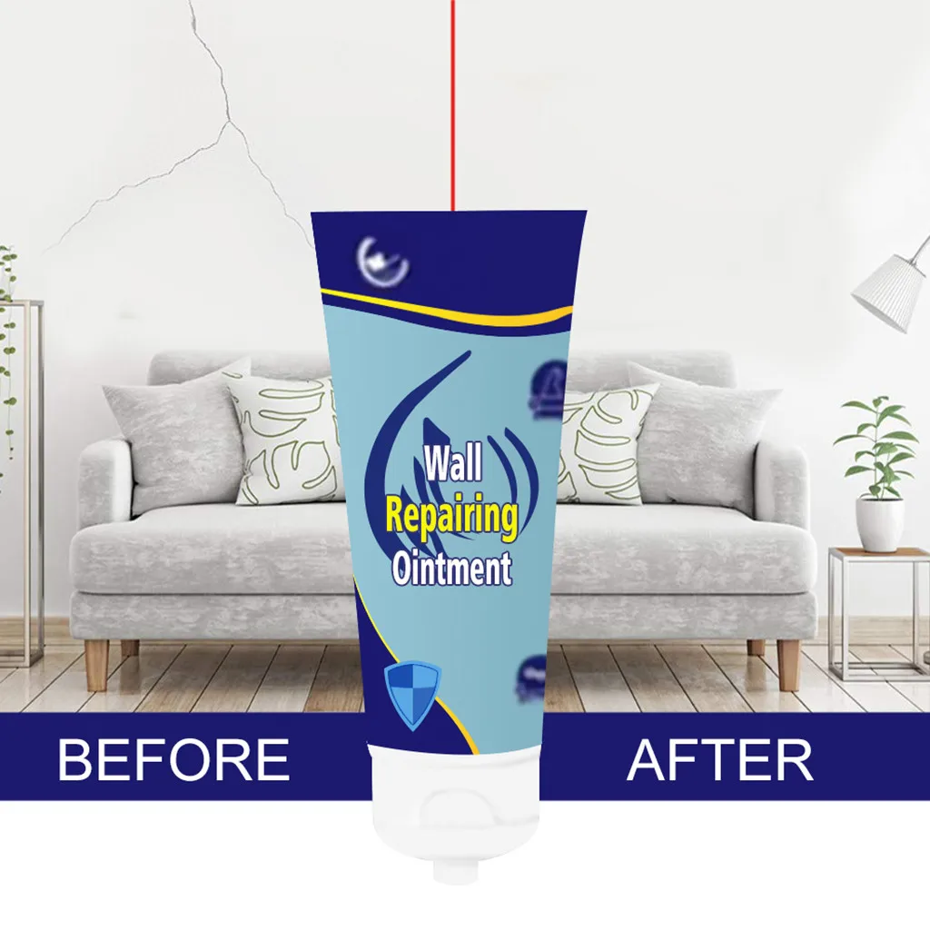 Настенный ремонт мазь из белого латекса ремонт стены крем стены трещин водонепроницаемый