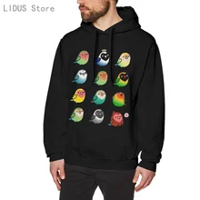 

Chubby Lovebirds Hoodie Sweatshirts Harajuku Creativity Streetwear Hoodies