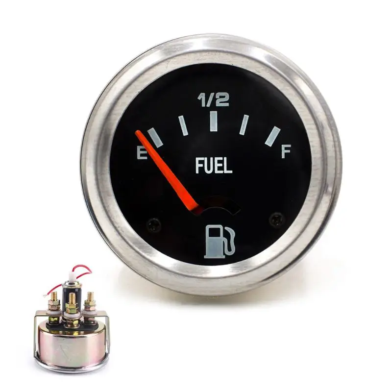 

2" 52mm 12V Mechanical Car Fuel Level Gauge Car Meter E-1/2-F Fuel Level indicat