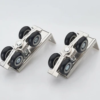 

360 Degree Sliding Door Hanging Wheel Glass Wooden Door Mute Hanging Rail Wheel Balcony Sliding Door Wheel