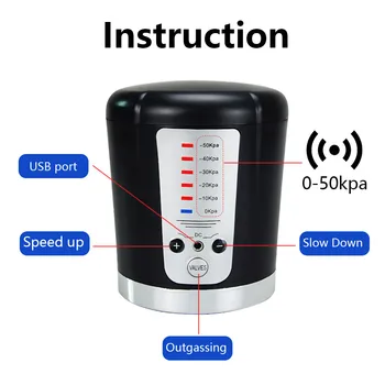 Enlarge Penis Pump Sex Toys for Men Vacuum Pump For Men Electric Dick Extender Adult Penis Enlargement Penile Increase Exerciser 4