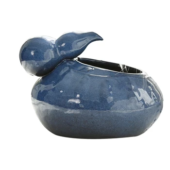 

500Ml Pet Ceramic Automatic Electric Water Fountain Drinking Bowl Tank Dog Cat Drinker US Plug