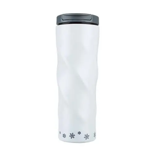 Белый 500 мл спираль из нержавеющей стали теплоизоляция Термокружка герметичная кофейная чашка - Цвет: Белый