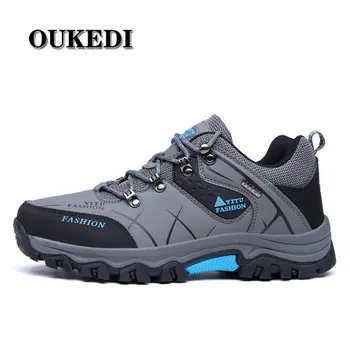 

Men Profession Hiking Shoes Waterproof Anti-Skid Outdoor Trekking Shoes High Quality Climbing Sports Shoes Plus Size 39~47