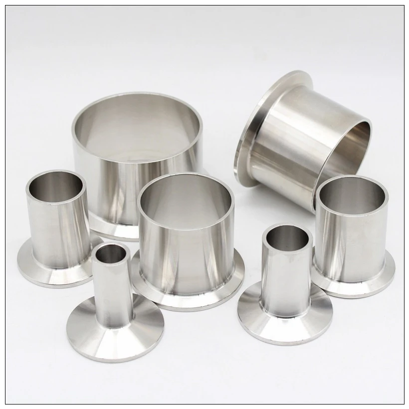 SP  Ferrule OD 19mm 25mm 32mm 38mm 51mm 63mm 76mm 102mm Sanitary SS304 /316L ， quick-connect chuck end clamp joint，Height 50mm