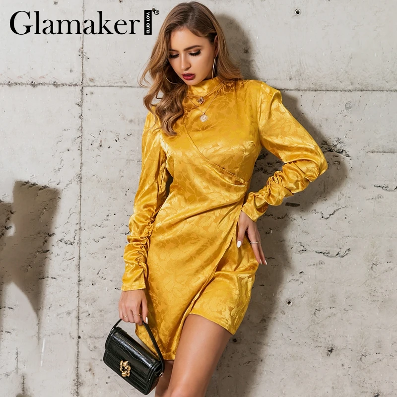 Glamaker распродано элегантное облегающее короткое платье на шнуровке женское