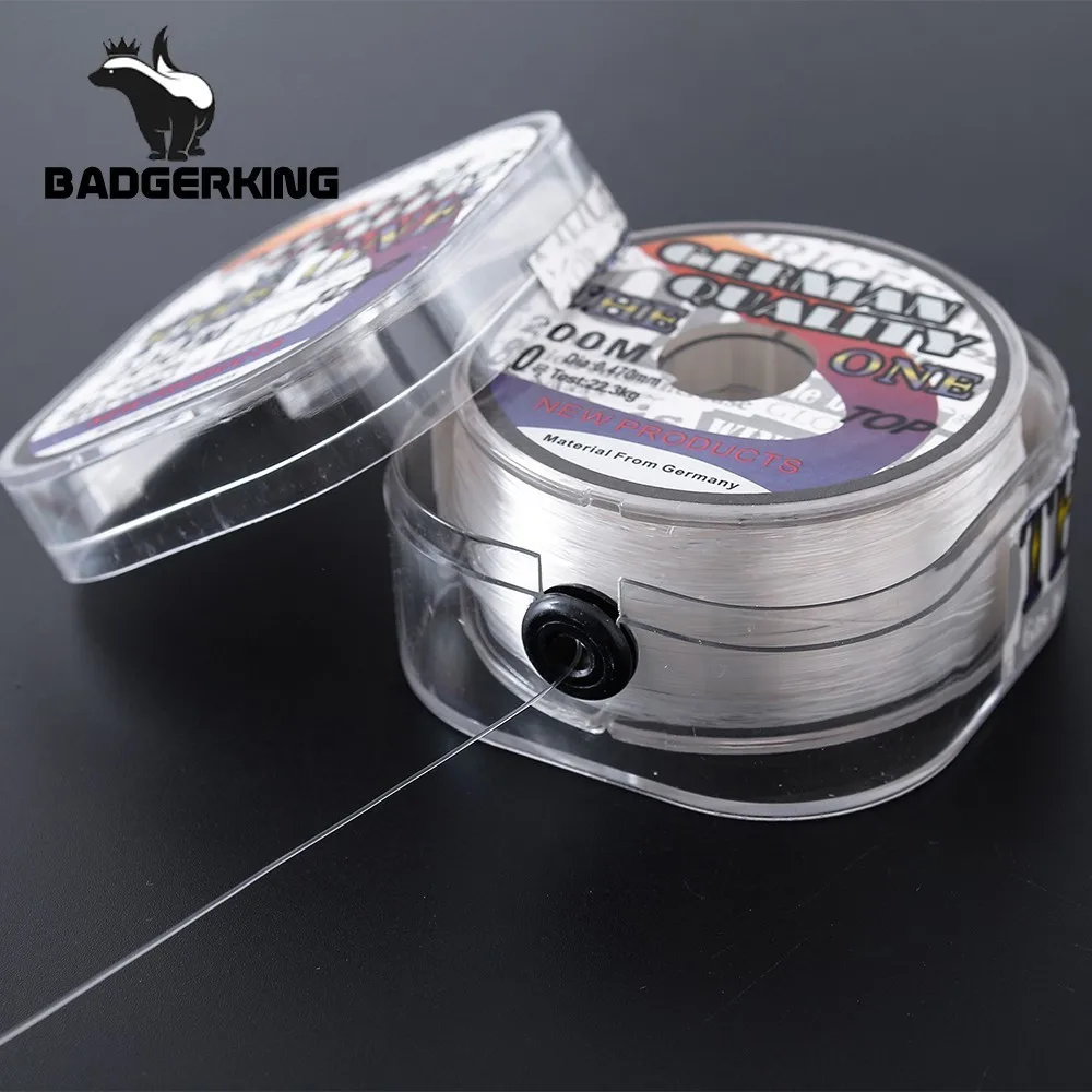 

200m fluorocarbon fishing line white brown sinking high Abrasion Resistance stretchable peche carp carbon coating fishing line