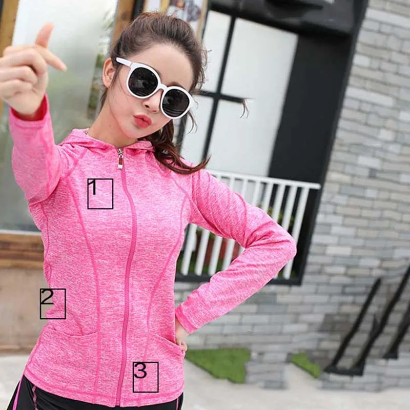 Women's Sports Jersey Shirt Long Sleeve Outdoor Workout T-shirts Gym Yoga Top Fitness Running Shirts Sport Tees