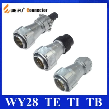

Original WEIPU WY28 Connector TE TB TI 2 3 4 7 8 9 10 12 16 17 20 24 26 Pin IP67 TE Clamping TB Plaatic Hose TI Cable Male Plug