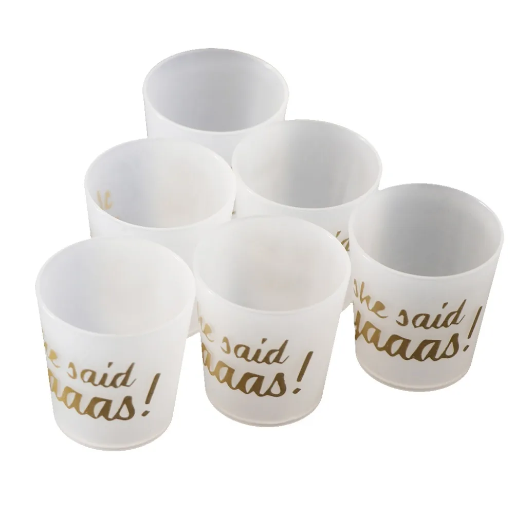 6pcs-Pack-She-Said-Yaaas-Hen-Night-Party-Game-Adukt-Fun-Drinking-Cups-Bridal-Shower-Party
