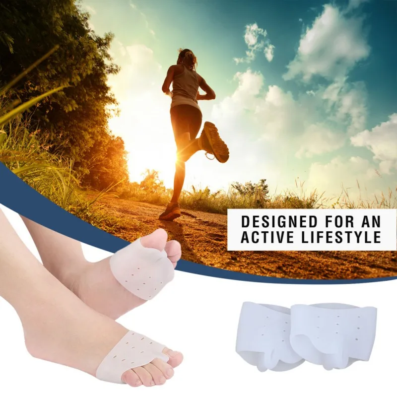 1 pair Hallux valgus Orthotics Silicone Toes Separator The big Toe Bunion Corrector,Foot Daily Use Care Tool Orthopedic pad
